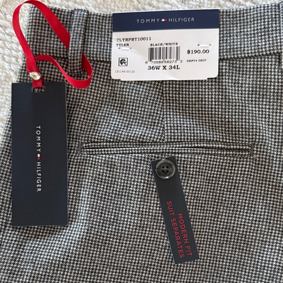 Tommy Hilfiger Other - Tommy Hilfiger 36 X 34 Black and White Checkered Tyler Dress Pants